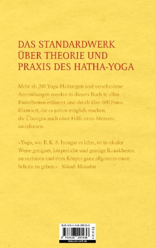 Buchcover und Innenansicht für das Buch: Light on Yoga