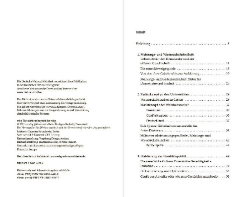 Buchcover und Innenansicht für das Buch: Die neue Schweigespirale