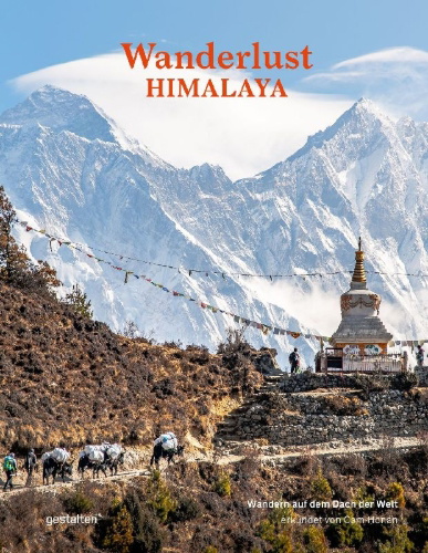 Buchcover und Innenansicht für das Buch: Wanderlust Himalaya