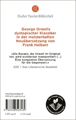 Buchcover und Innenansicht für das Buch: Nineteen Eighty-Four
