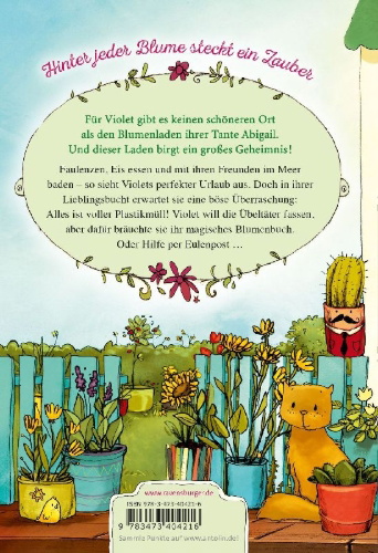 Buchcover und Innenansicht für das Buch: Der magische Blumenladen, Band 11: Hilfe per Eulenpost