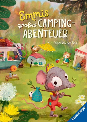 Buchcover und Innenansicht für das Buch: Ruby gaat kamperen