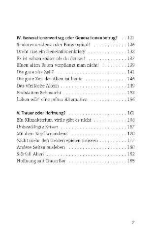 Buchcover und Innenansicht für das Buch: Männer altern anders