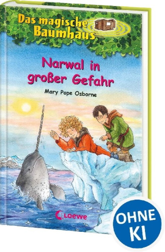 Buchcover und Innenansicht für das Buch: Narwhal on a Sunny Night