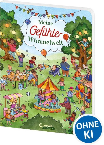 Buchcover und Innenansicht für das Buch: Meine Gefühle-Wimmelwelt