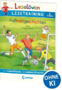 Buchcover und Innenansicht für das Buch: Leselöwen Lesetraining 2. Klasse - Fußballgeschichten