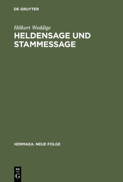 Buchcover und Innenansicht für das Buch: Heldensage und Stammessage