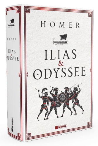 Buchcover und Innenansicht für das Buch: Homer: Ilias & Odyssee