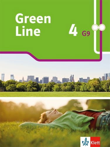 Buchcover und Innenansicht für das Buch: Green Line 4 G9. Schulbuch. Flexibler Einband Klasse 8