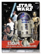 Buchcover und Innenansicht für das Buch: Star Wars: ESCAPE - Löse die Rätsel und rette die Galaxie!