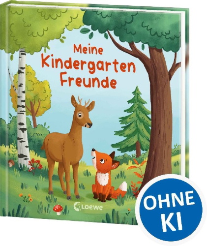 Buchcover und Innenansicht für das Buch: Meine Kindergarten-Freunde (Waldtiere)