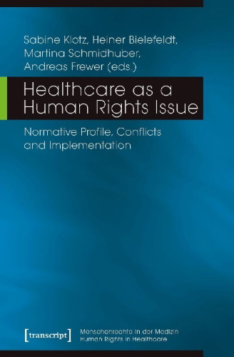 Buchcover und Innenansicht für das Buch: Healthcare as a Human Rights Issue