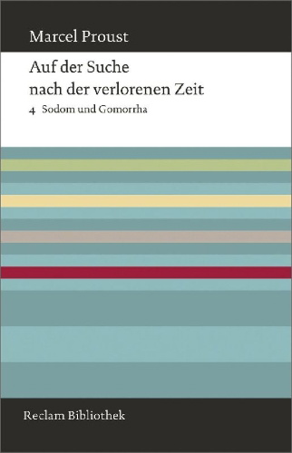 Buchcover und Innenansicht für das Buch: Auf der Suche nach der verlorenen Zeit. Band 4: Sodom und Gomorrha