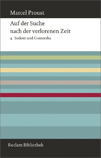 Buchcover und Innenansicht für das Buch: Auf der Suche nach der verlorenen Zeit. Band 4: Sodom und Gomorrha