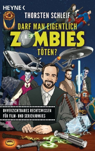 Buchcover und Innenansicht für das Buch: Darf man eigentlich Zombies töten?