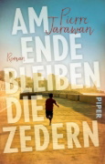 Buchcover und Innenansicht für das Buch: Am Ende bleiben die Zedern