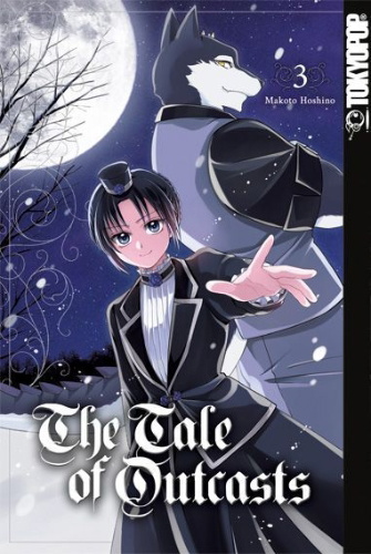 Buchcover und Innenansicht für das Buch: The Tale of Outcasts 03