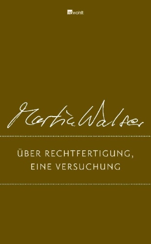 Buchcover und Innenansicht für das Buch: Über Rechtfertigung, eine Versuchung