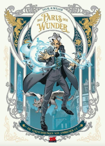 Buchcover und Innenansicht für das Buch: Das Paris der Wunder 1