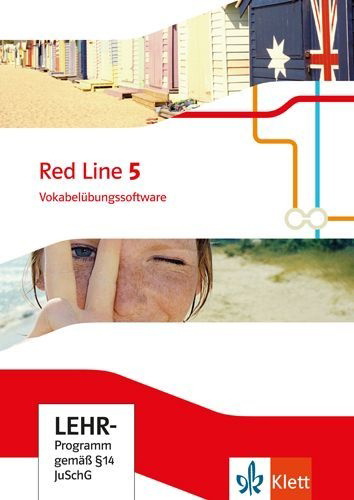 Buchcover und Innenansicht für das Buch: Red Line 5. Vokabelübungssoftware Klasse 9