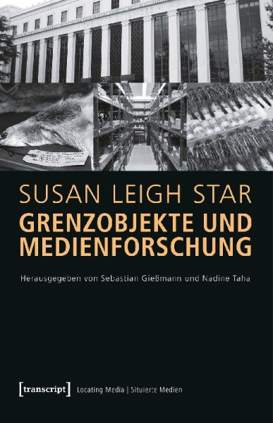 Buchcover und Innenansicht für das Buch: Grenzobjekte und Medienforschung