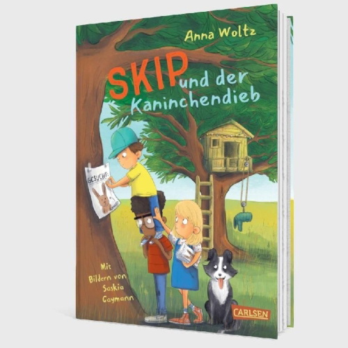 Buchcover und Innenansicht für das Buch: Skip en de konijnendief