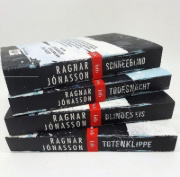 Buchcover und Innenansicht für das Buch: Snjóblinda