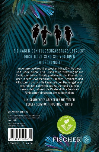 Buchcover und Innenansicht für das Buch: Survival - Im Auge des Alligators