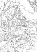 Buchcover und Innenansicht für das Buch: Disney: Disneyland Paris Colouring Book