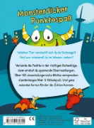 Buchcover und Innenansicht für das Buch: Ravensburger Mein monsterstarker Von-Punkt-zu-Punkt-Block - Für Kinder ab 5 Jahren
