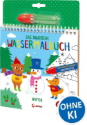 Buchcover und Innenansicht für das Buch: Mes Dessins Magiques - Hiver