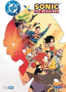 Buchcover und Innenansicht für das Buch: DC X Sonic The Hedgehog #3-#5