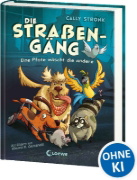 Buchcover und Innenansicht für das Buch: Die Straßengäng (Band 1) - Eine Pfote wäscht die andere