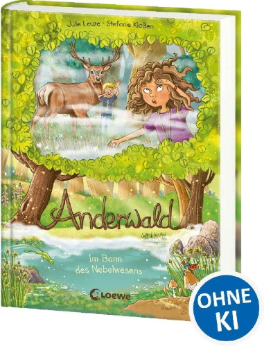 Buchcover und Innenansicht für das Buch: Anderwald (Band 3) - Im Bann des Nebelwesens