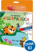 Buchcover und Innenansicht für das Buch: Mes Dessins Magiques - Les Animaux Sauvages
