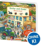 Buchcover und Innenansicht für das Buch: Suche und finde! Bauernhof