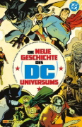 Buchcover und Innenansicht für das Buch: New History of the DC Universe #1-#4