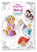 Buchcover und Innenansicht für das Buch: Disney Prinzessin Best of: Die schönsten Motive zum Ausmalen