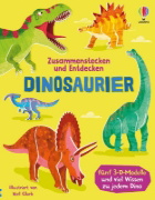 Buchcover und Innenansicht für das Buch: Zusammenstecken und Entdecken: Dinosaurier