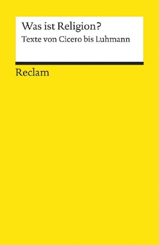 Buchcover und Innenansicht für das Buch: Was ist Religion?