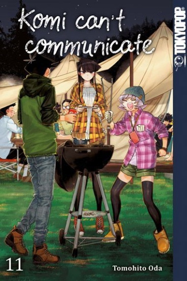 Buchcover und Innenansicht für das Buch: Komi can't communicate 11