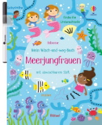 Buchcover und Innenansicht für das Buch: Mein Wisch-und-weg-Buch: Meerjungfrauen