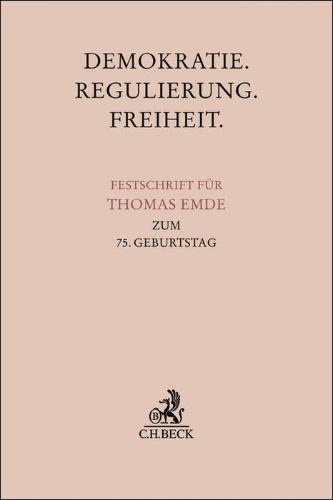 Buchcover und Innenansicht für das Buch: Demokratie. Regulierung. Freiheit.