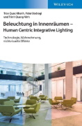 Buchcover und Innenansicht für das Buch: Beleuchtung in Innenräumen - Human Centric Integrative Lighting
