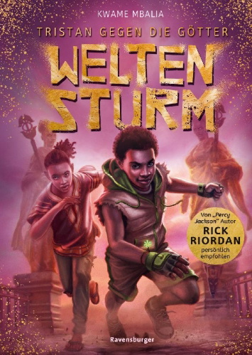 Buchcover und Innenansicht für das Buch: Tristan Strong Destroys the World