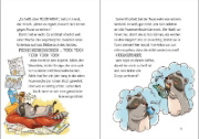 Buchcover und Innenansicht für das Buch: Die Tier-Feuerwehr (Band 2) - Eine klitschnasse Rettungsaktion