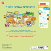 Buchcover und Innenansicht für das Buch: Mein liebstes Puzzle-Spielbuch - Fahrzeuge