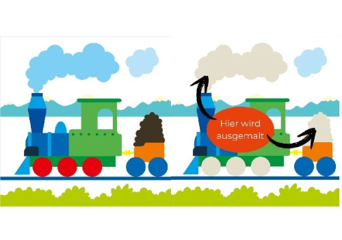 Buchcover und Innenansicht für das Buch: Mein erstes Zauberpapier-Kritzelbuch. Für Kinder ab 18 Monaten