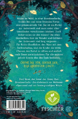 Buchcover und Innenansicht für das Buch: Brombeerfuchs - Das Geheimnis von Weltende