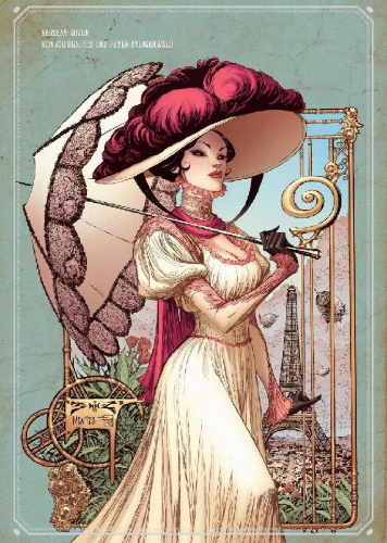 Buchcover und Innenansicht für das Buch: Lady Mechanika Collector's Edition. Band 5